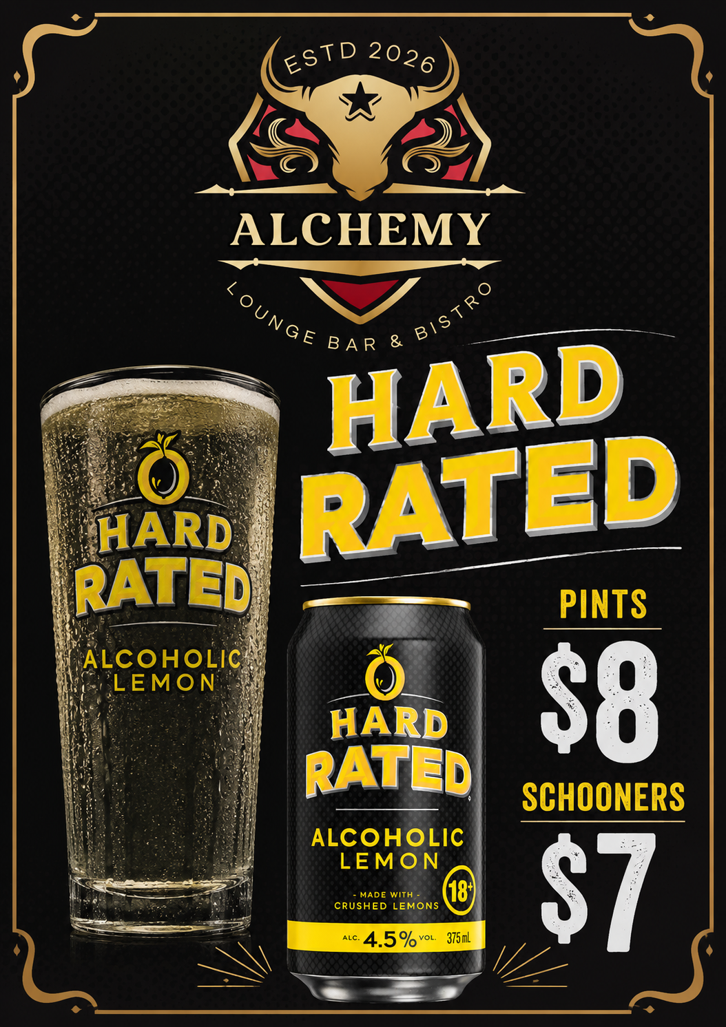 Hard Rated Alcoholic Lemon Specials
